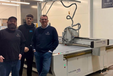 The team from Hughes Bespoke with their Veloblade Nexus