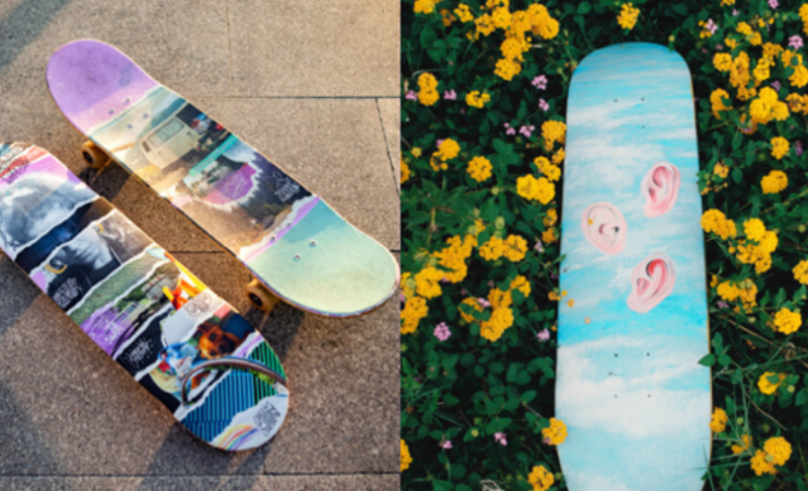 Roland DG creates personalised skateboards