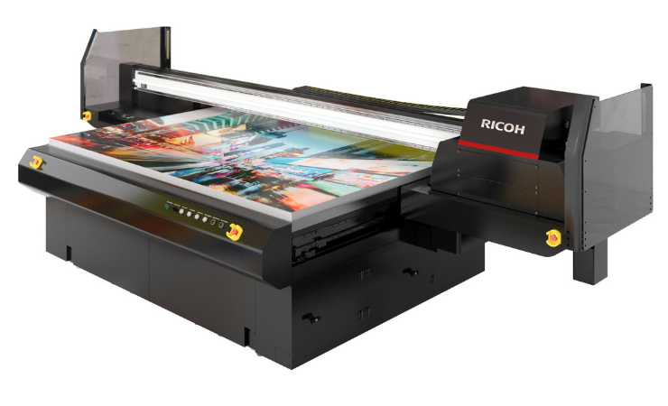 Ricoh UV flatbed printer