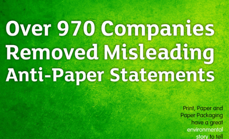 Two Sides challenges 970 companies over greenwashing claims