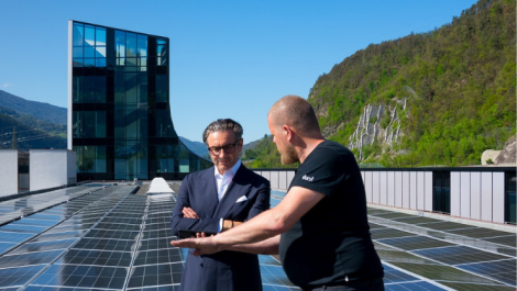 Durst has installed a solar panel plant at its headquarters in Brixen, South Tyrol, Italy