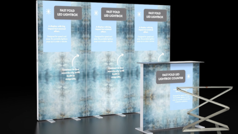 Very Display's Fast Fold LED Lightbox