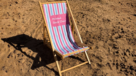Very Display's new printed deck chair
