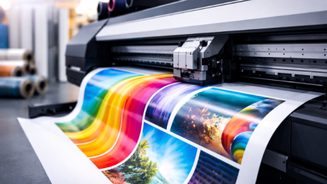 Wide format stock image