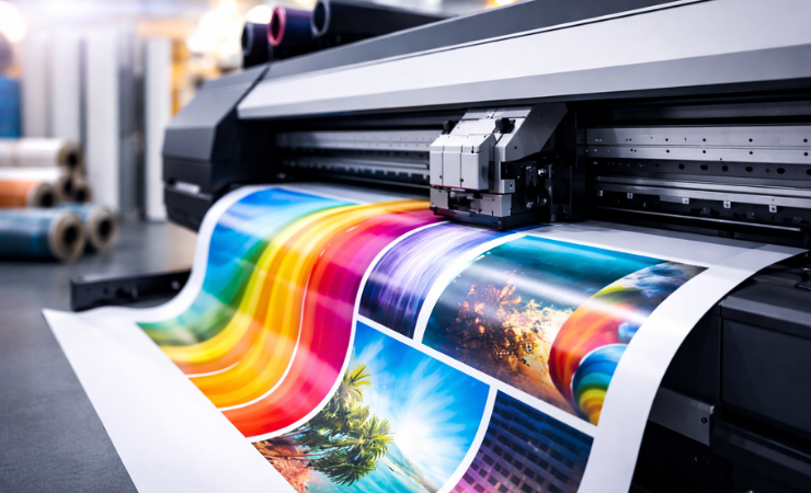 Wide format stock image