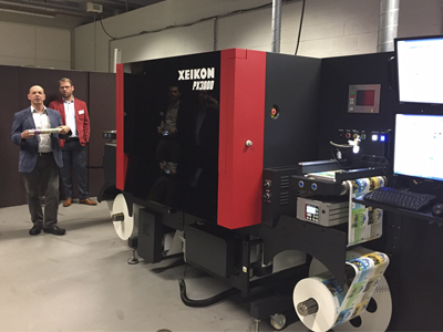 Xeikon unveils new UV inkjet press for self-adhesive label printing