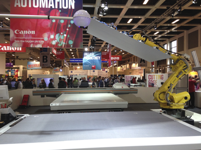 Canon shows robotised flatbed print-and-cut