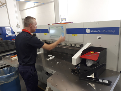 J & A International installs second 115 guillotine this year