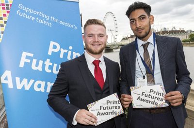 Paragon apprentices win at Print Future Awards 2017