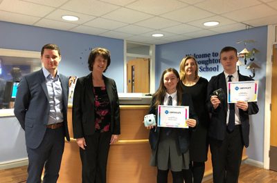 Renz supplies Print It prize for Westhoughton High winners