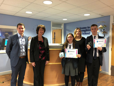 Renz supplies Print It prize for Westhoughton High winners