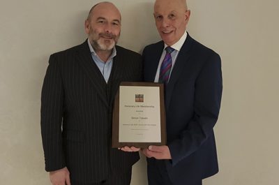 Simon Tabelin awarded top BAPC accolade