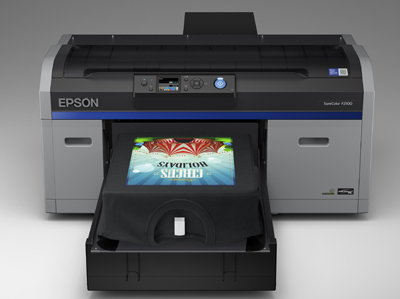 New Epson SureColor SC-F2100 direct-to-garment printer