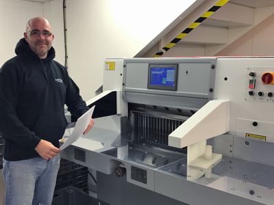 AC Print cuts bottleneck with new guillotine