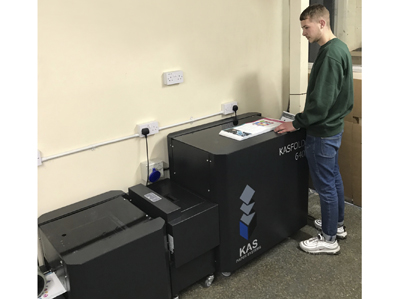 A first for Warwick Printing with Ashgate’s KASfold KF640 bookletmaker