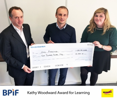 AHP manager wins BPIF’s first Kathy Woodward Award